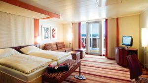 AIDA Cruises-AIDAbella-AIDAdiva-AIDAluna-AIDA-Bella-Luna-Diva-Schip-Cruiseschip-Categorie SD-Junior Suite met Balkon