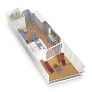 AIDA Cruises-AIDAnova-AIDACosma-AIDA-Nova-Cosma-schip-Cruiseschip-Categorie DB-DA-DL-Deluxe Balkonhut-diagram