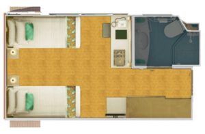 Carnival-cruise-line-Carnival-Horizon-Carnival-Vista-schip-cruiseschip-categorie 4T-4S-Cloud-9-Spa-Binnenhut-diagram