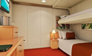 Carnival-cruise-line-Carnival-Magic-schip-cruiseschip-categorie 1A-binnenhut-stapelbed