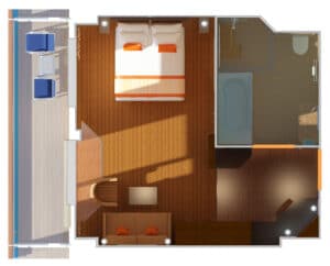 Carnival-cruise-line-Carnival-Radiance-schip-cruiseschip-categorie GS-Grand-Suite-diagram