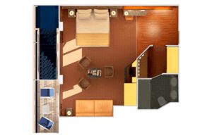 Carnival-cruise-line-Carnival-Spirit-Miracle-Pride-Legend-schip-cruiseschip-categorie JS-Junior-Suite-diagram