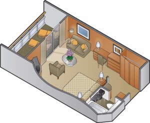 Celebrity Cruises-Celebrity-Constellation-Infinity-Millennium-Summit-schip-Cruiseschip-Categorie S1-S2-Sky Suite-diagram