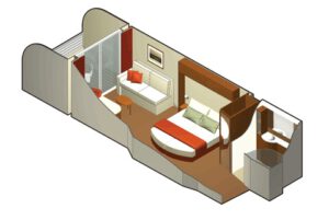 Celebrity Cruises-Celebrity-Eclipse-Equinox-Reflection-Silhouette-Solstice-Categorie 1A-1B-1C-2A-2B- 2C-2D-Balkonhut-diagram