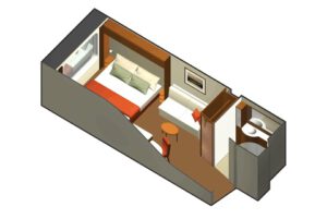 Celebrity Cruises-Celebrity-Eclipse-Equinox-Reflection-Silhouette-Solstice-Categorie 7-8-Buitenhut-diagram