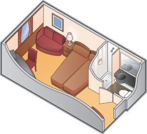 Celebrity Cruises-Celebrity Xpedition-schip-Cruiseschip-Categorie XO-XP-XD-Premium-Deluxe-Buitenhut-diagram