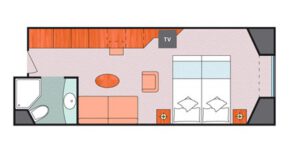 Costa Cruises-Costa Fascinosa-Costa Favolosa-Costa Cruises-schip-Cruiseschip-Categorie EP-EC-EV-Buitenhut-diagram