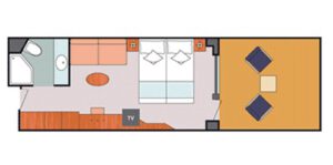 Costa Cruises-Costa Fortuna-Costa Magica-Schip-Cruiseschip-Categorie BP-BC-BV-Balkonhut-diagram