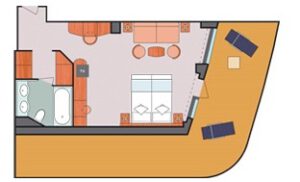 Costa Cruises-Costa Luminosa-Costa-Deliziosa-Schip-Cruiseschip-Categorie PS-Panorama Suite-diagram