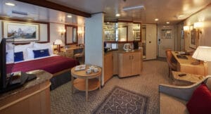 Cunard-Queen Elizabeth-schip-Cruiseschip-Categorie Q3-Q4-Penthouse