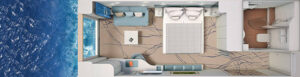 Hapag Lloyd-Hanseatic Inspiration-schip-Cruiseschip-Categorie 2-panoramic cabin-diagram