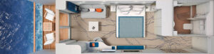 Hapag Lloyd-Hanseatic Spirit-schip-Cruiseschip-Categorie 4-6-7-8-balcony cabin-diagram