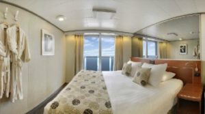 Holland America Line-Eurodam-Nieuw Amsterdam-schip-Cruiseschip-Categorie VQ-VT-Spa balkonhut