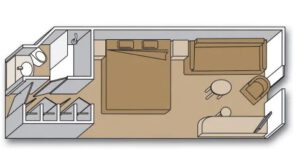 Holland America Line-Volendam-schip-Cruiseschip-Categorie CA-Lanai-diagram