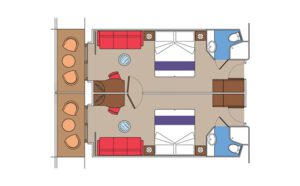MSC-Cruises-MSC-Fantasia-MSC-Splendida-MSC-Preziosa-MSC-Divina-schip-cruiseschip-categorie FLA-Super-familiehut-diagram
