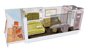 MSC-Cruises-MSC-Grandiosa-MSC-Virtuosa-schip-cruiseschip-categorie B1-B2-B3-balkonhut-diagram