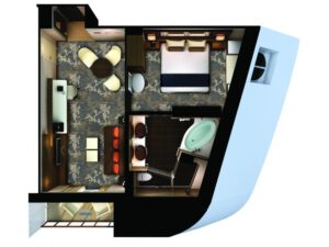 Norwegian-cruise-line-Norwegian-Bliss-Encore-Joy-schip-cruiseschip-categorie-HG-foward-facing-penthouse-diagram