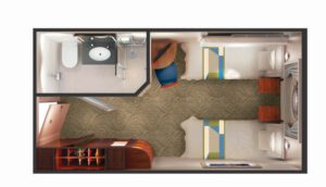 Norwegian-cruise-line-Norwegian-Dawn-schip-cruiseschip-categorie OK-OX-OF-buitenhut-patrijspoort-beperkt zicht-diagram