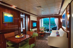 Norwegian-cruise-line-Norwegian-Jewel-Jade-Pearl-schip-cruiseschip-categorie H6-HF-the haven-2bedroom family villa-courtyard-penthouse-diagram