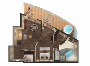 Norwegian-cruise-line-Norwegian-Sun-schip-cruiseschip-categorie SA-Owner Suite-diagram