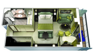 Oceania Cruises-Oceania-Marina-Riviera-Schip-Cruiseschip-Categorie PH1-PH2-PH3-Penthouse Suite-diagram