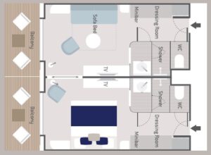 Ponant-le-champlain-le-Laperouse-schip-cruiseschip-categorie PS6-PS5-Prestige Suite-diagram