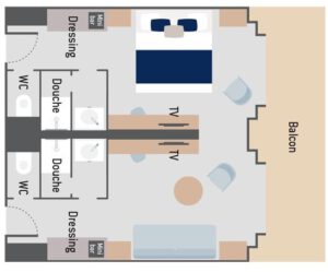 Ponant-le-commandant-charcot-schip-cruiseschip-categorie PS8-PS7-Prestige-suite-diagram