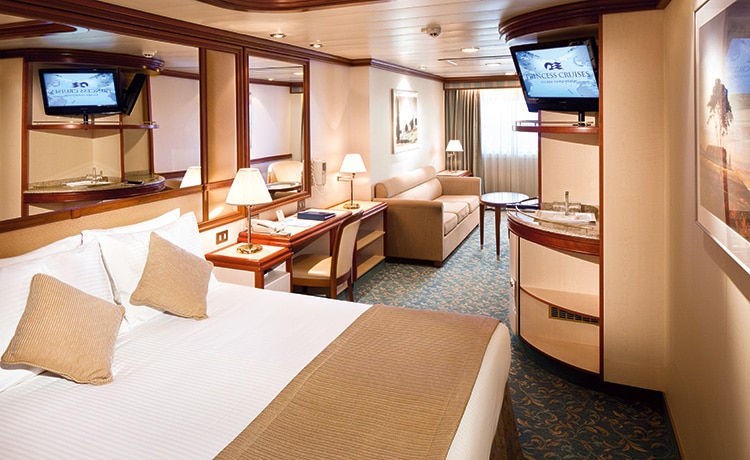 Princess-cruises-Coral-Island-princess-schip-cruiseschip-categorie MY-minisuite zonder balkon