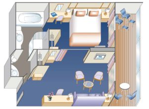 Princess-cruises-majestic-princess-schip-cruiseschip-categorie S5-S3-S4-S2-Penthouse-Premium-Owner Suite-diagram