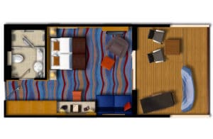 TUI Cruises-Mein Schiff Herz-schip-Cruiseschip-categorie-Junior-Suite-diagram