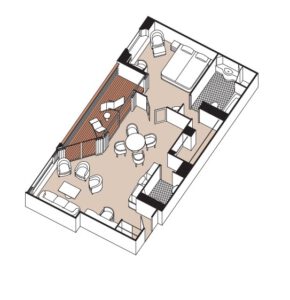 regent-seven-seas-seven-seas-mariner-schip-cruiseschip-categorie MN-mariner suite-diagram