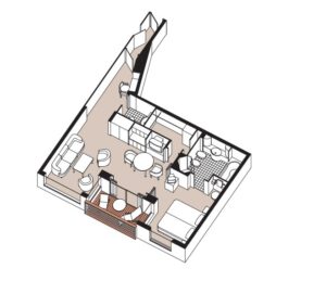 regent-seven-seas-seven-seas-voyager-schip-cruiseschip-categorie VS-voyager suite-diagram