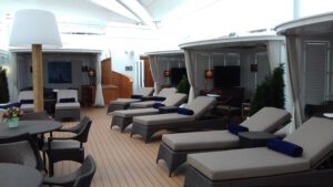 Luxe Cabana te huur op de seabourn