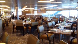 Restaurant op de Seabourn