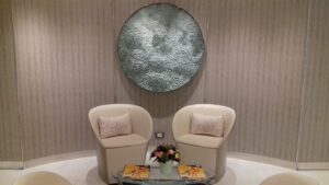 Spa wachtruimte op de Seabourn