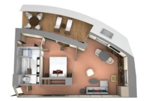 seabourn-seabourn-Venture-cruiseschip-schip-categorie OW-Owner Suite-diagram