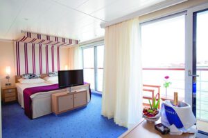 A-Rosa-A-Rosa-Flora-schip-riviercruiseschip-categorie F- Balkon Suite