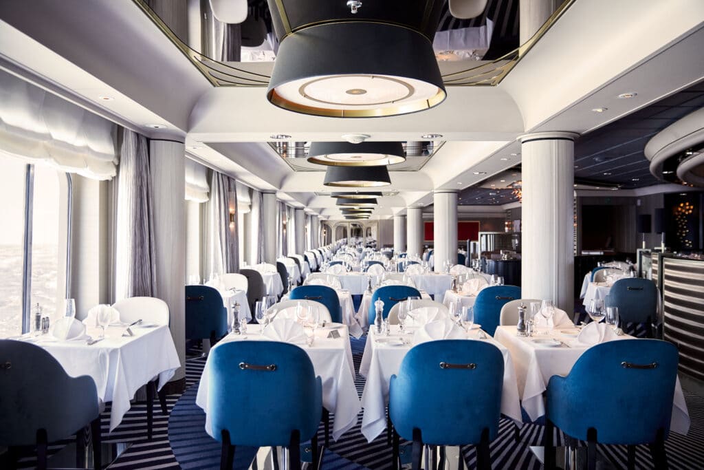 Cruiseschip-Crystal Symphony-Crystal Cruises-Restaurant Waterside