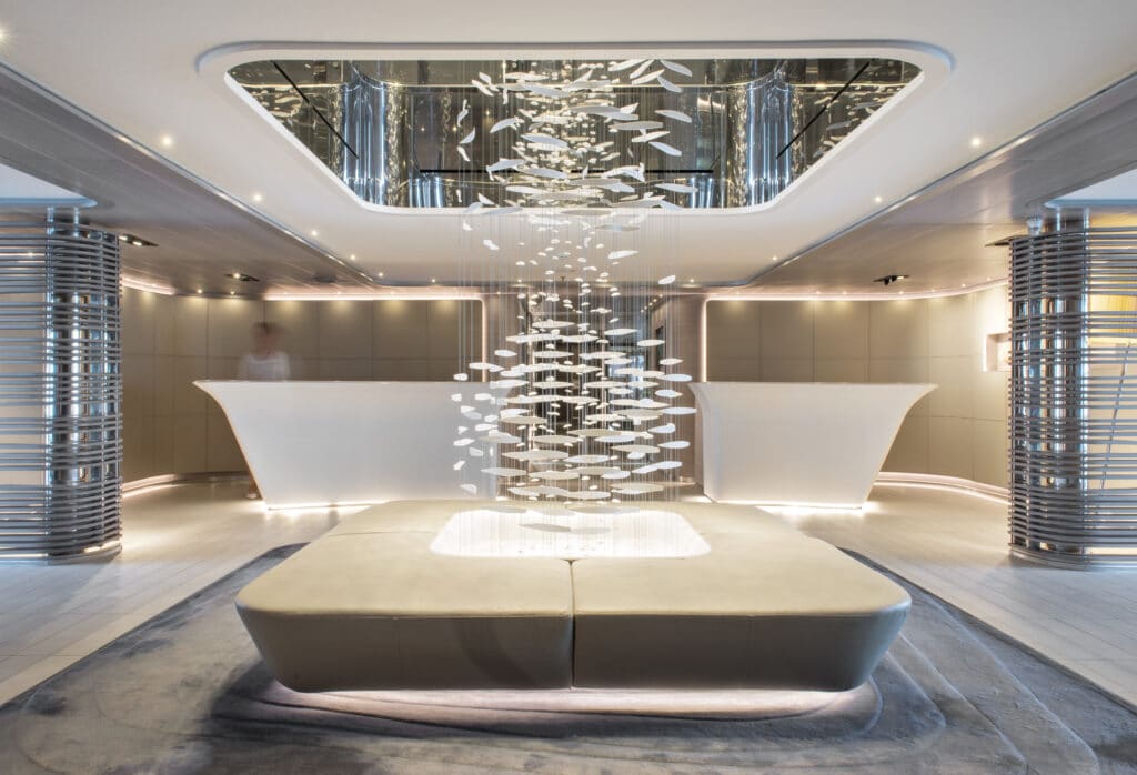 Cruiseschip-Le Lyrial-Ponant Yacht Cruises-Receptie