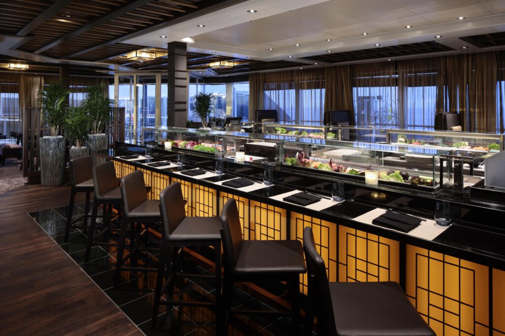 cruiseschip - Holland America Line - Nieuw Statendam - Sushi