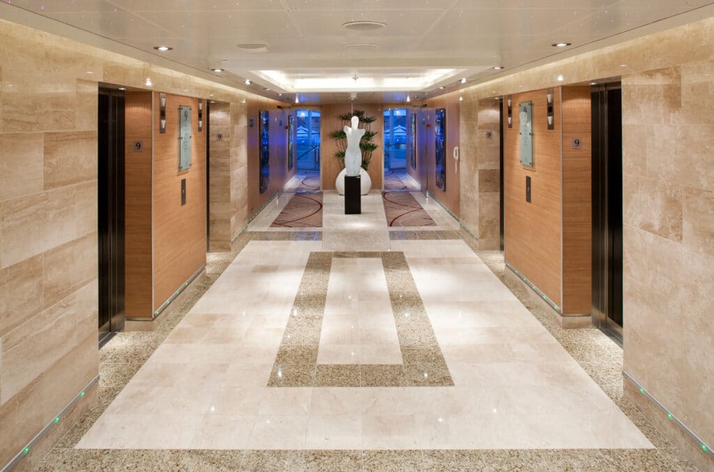 Cruiseschip-Seabourn Sojourn-Seabourn Cruise Line-Lobby