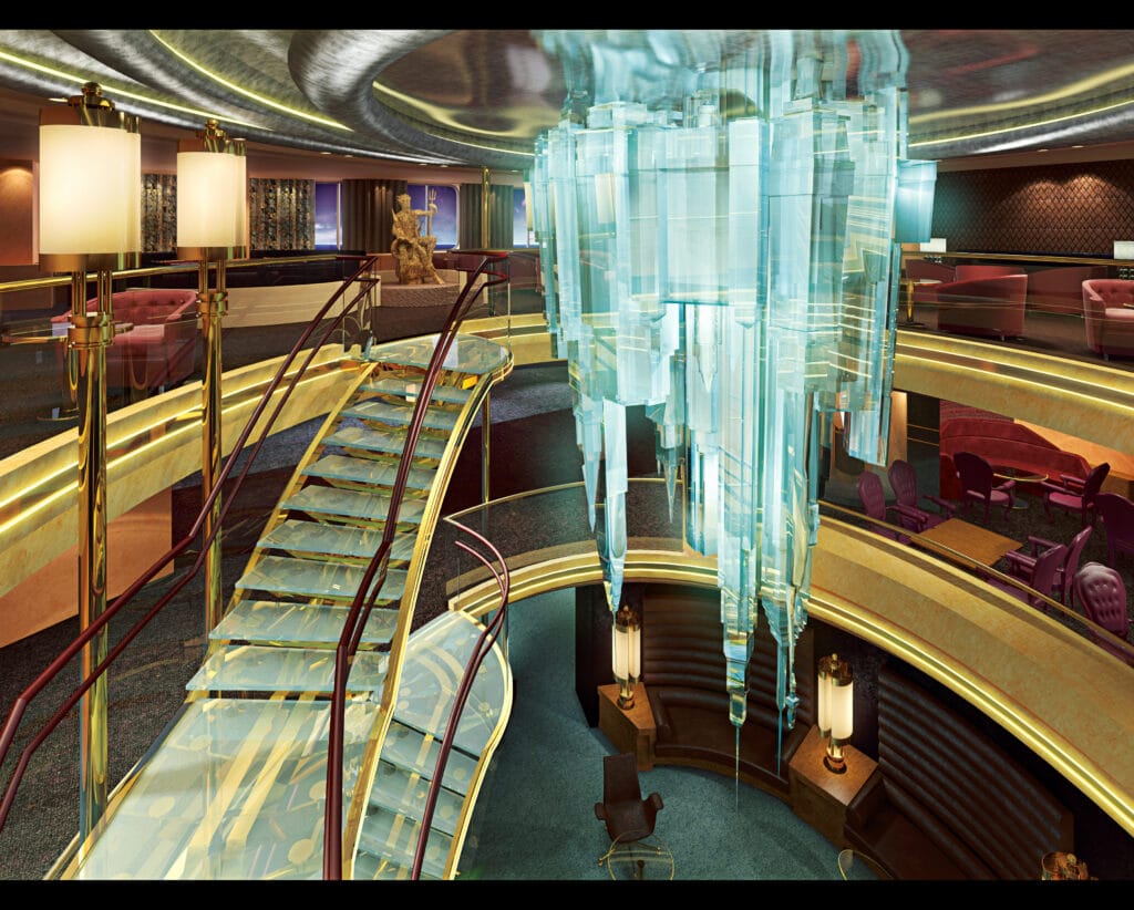 cruiseschip - Holland America Line - Nieuw Amsterdam - atrium