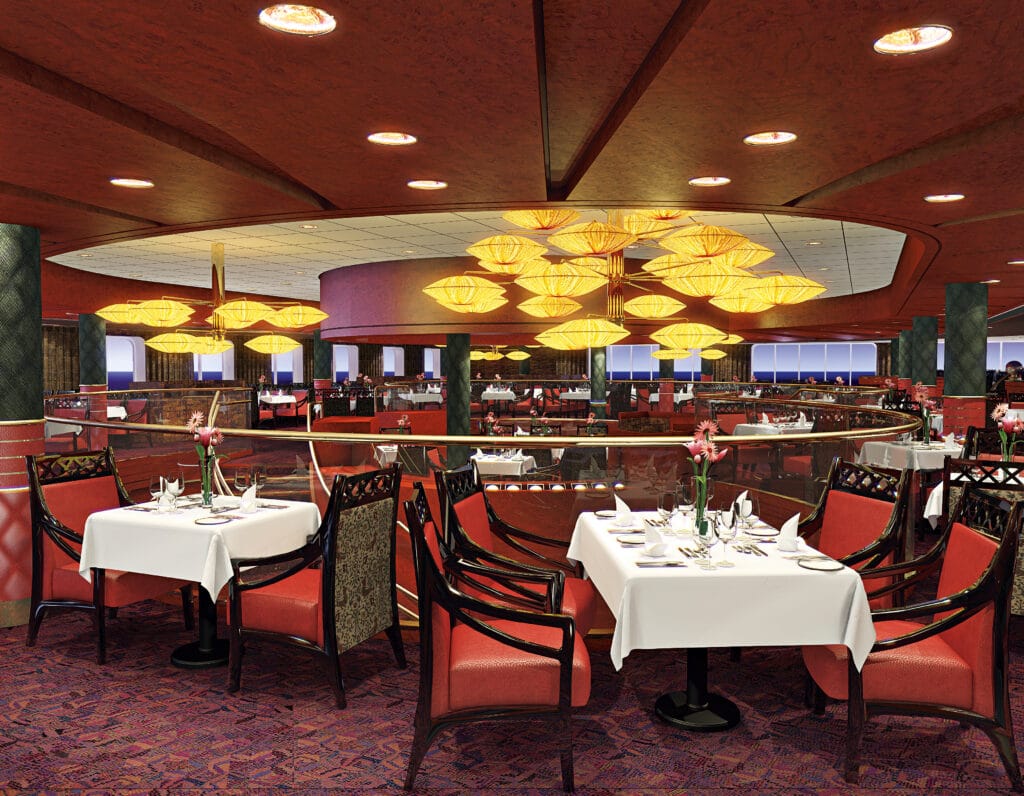 cruiseschip - Holland America Line - Nieuw Amsterdam - Restaurant