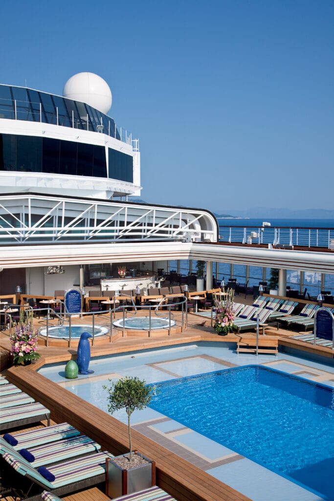 cruiseschip - Holland America Line - Nieuw Amsterdam - Lido Pool