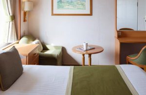 P&O Cruises-P&O Aurora-schip-Cruiseschip-Categorie LB-LC-LD-LE-LF-Standard sea view cabin
