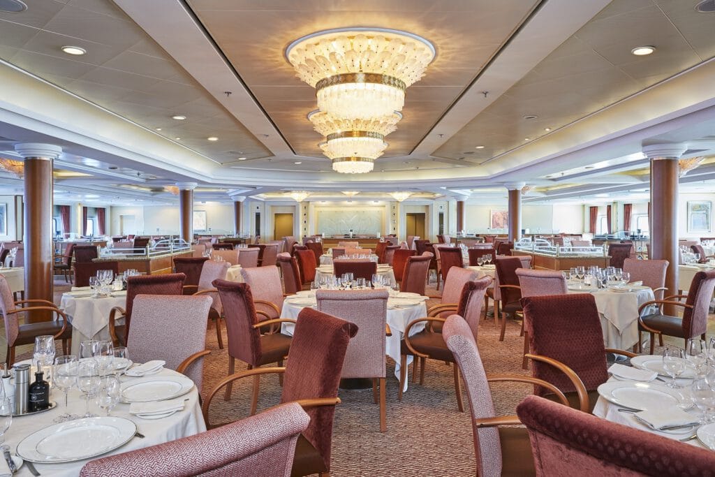 Cruiseschip-Silver Shadow-Silversea Cruises-Restaurant