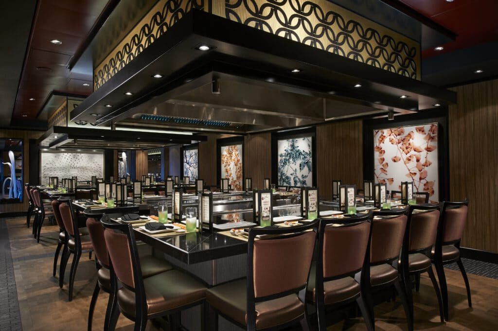 Cruiseschip-Norwegian Escape-Norwegian Cruise Line-Restaurant Teppanyaki