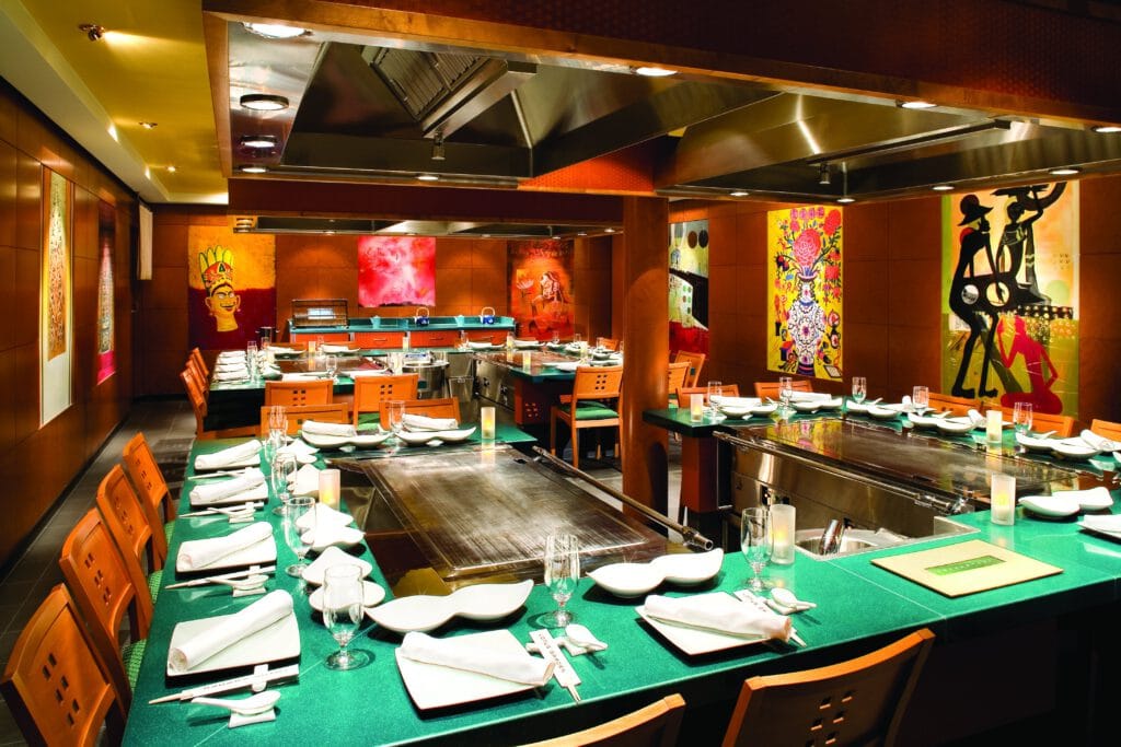 Cruiseschip-Norwegian Pearl-Norwegian Cruise Line-Resstaurant Teppanyaki