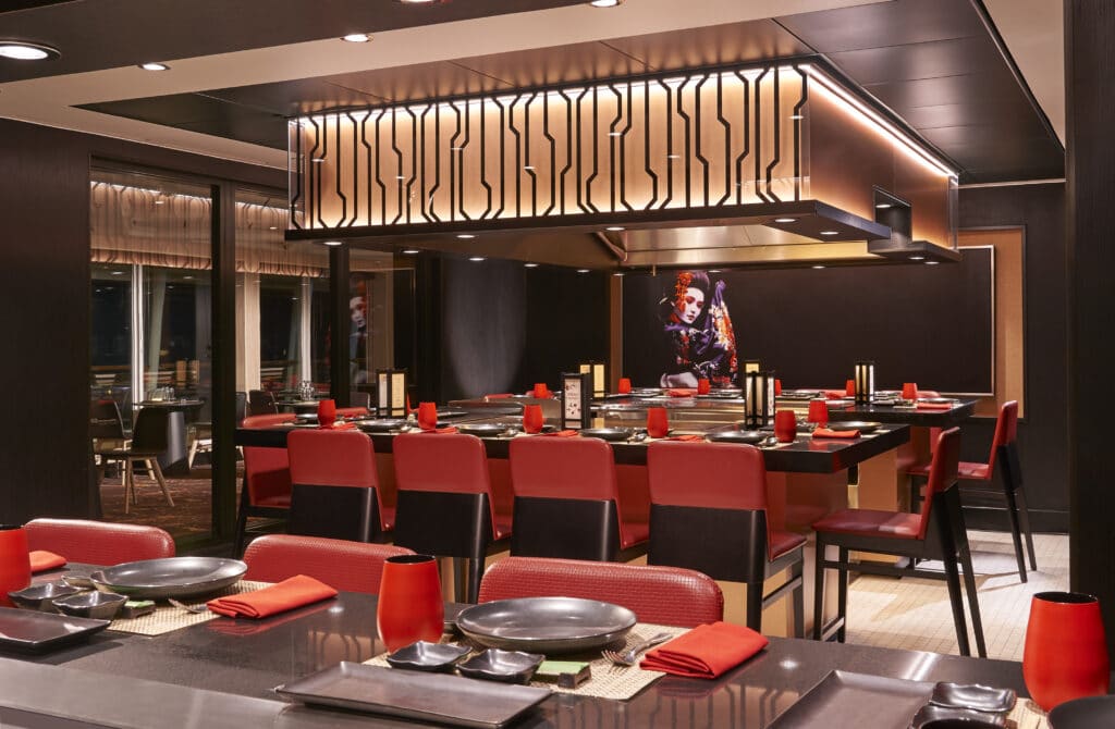 Cruiseschip-Norwegian Sun-Norwegian Cruise Line-Restaurant Teppanyaki