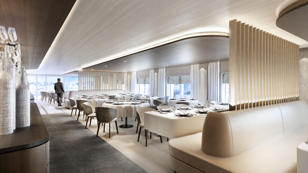 Cruiseschip-Le Commandant Charot-Ponant Yacht Cruises-Restaurant